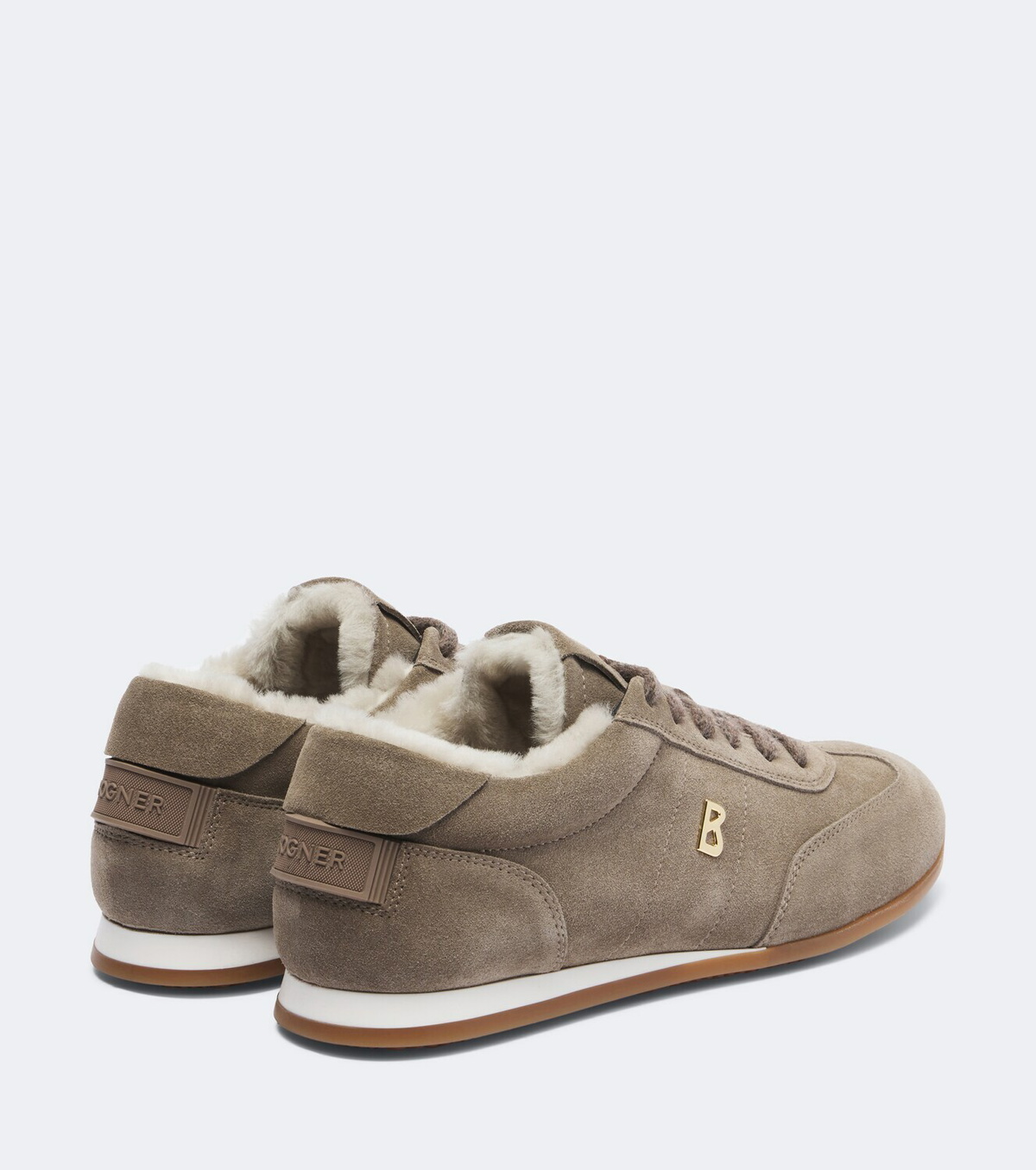 Bogner Valencia shearling-lined suede sneakers