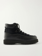 Diemme - Roccia Vet Rubber-Trimmed Calf Hair Hiking Boots - Black