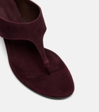 Magda Butrym Suede thong sandals