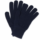 Sunspel Men's Recycled Cashmere Glove in Navy