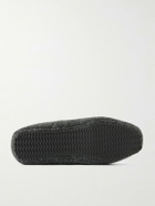 Mr P. - Shearling-Lined Woven Slippers - Gray