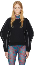 Henrik Vibskov Black Crackle Sweatshirt