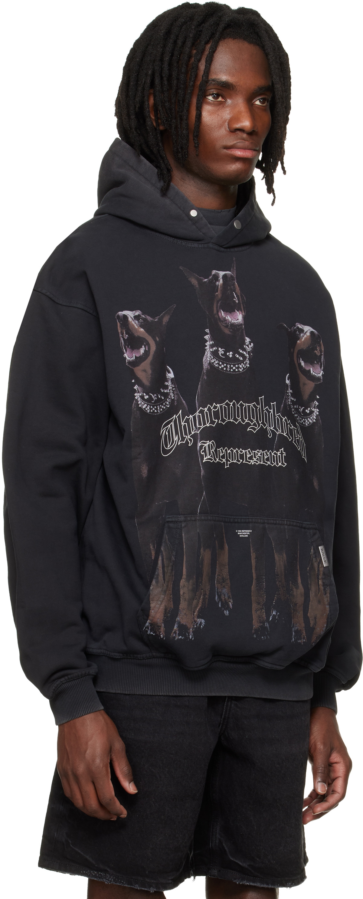 Represent Black 'Thoroughbred' Hoodie