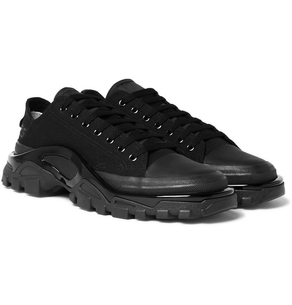 Raf Simons - adidas New Runner Canvas Sneakers - Men - Black Raf ...
