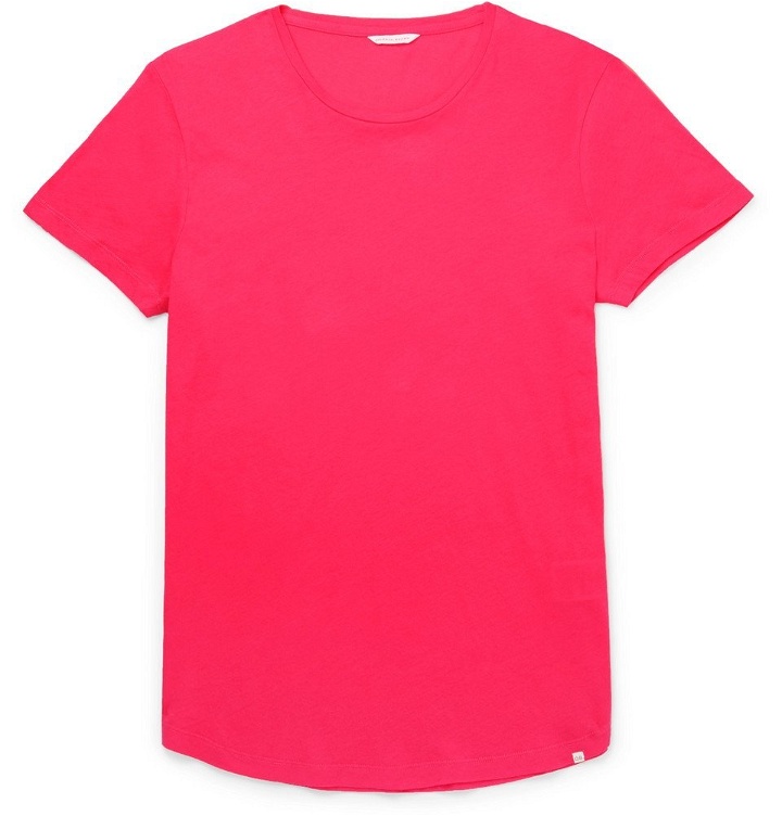 Photo: Orlebar Brown - OB-T Cotton-Jersey T-Shirt - Men - Pink