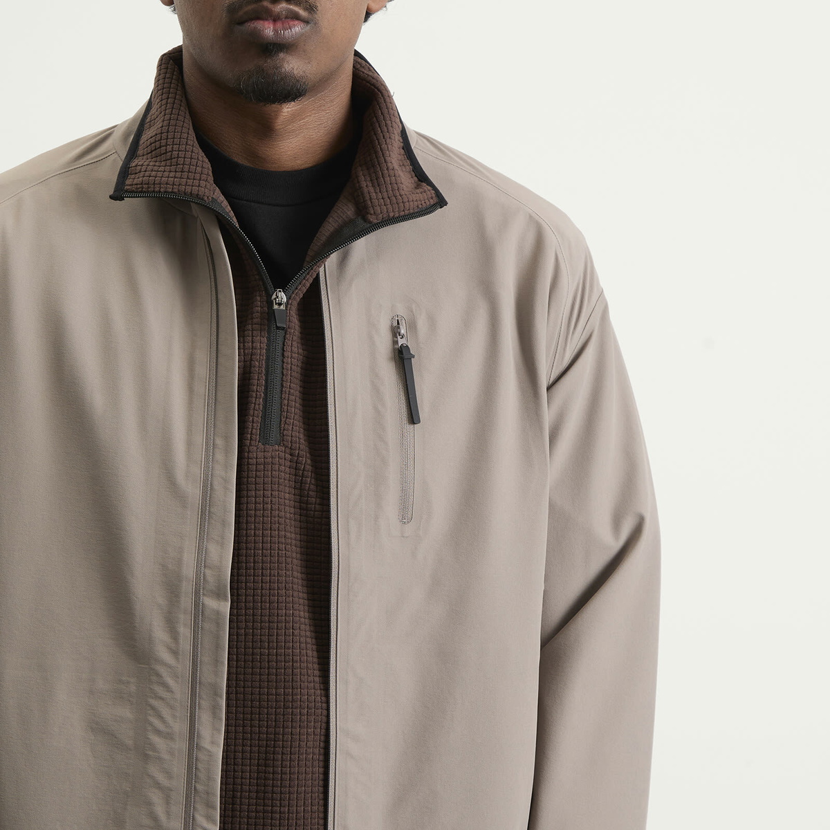 Hiking Patrol Men's Edge LT Softshell Technical Jacket in Walnut