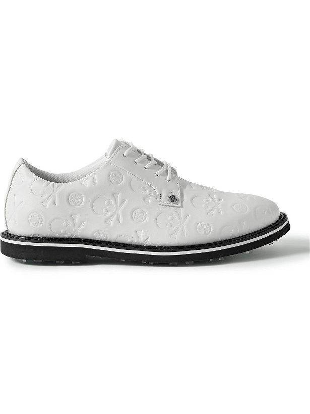 Photo: G/FORE - Gallivanter Logo-Debossed Leather Golf Shoes - White