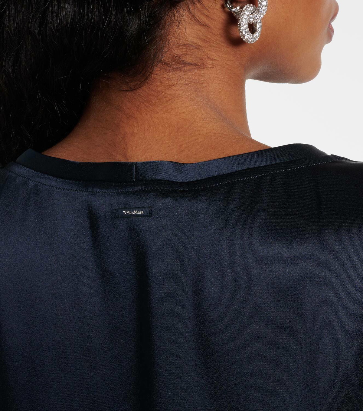 'S Max Mara Rebecca satin T-shirt