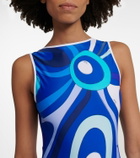 Pucci - Printed halter-neck swimsuit