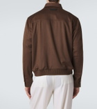 Brioni Cashmere and wool blouson jacket