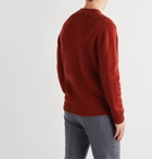 Kingsman - Shetland Wool Sweater - Burgundy
