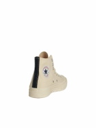 Comme des Garçons Play Beige Tela Sneakers