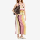 SIR. Women's Fontana Skirt in Elisa Stripe