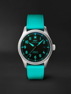 IWC Schaffhausen - Mercedes-AMG PETRONAS Formula One™ Team Pilot's Mark XX Automatic 40mm Titanium and Rubber Watch, Ref. No. IW328210