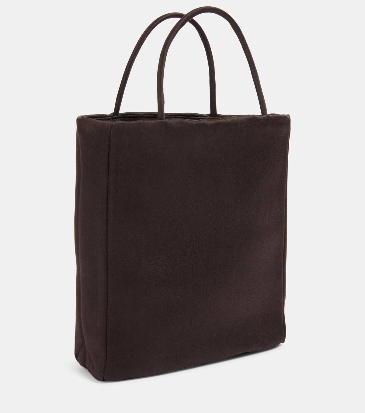 上質 ★ THE ROW Cecily black satin tote bag Cecily Mini Tote Bag Black in Silk – The Row