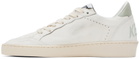 Golden Goose SSENSE Exclusive White & Green Ball Star Sneakers