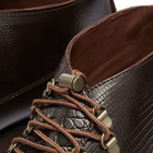 Sebago x Engineered Garments Overlap Mid Exotic in Dark Brown