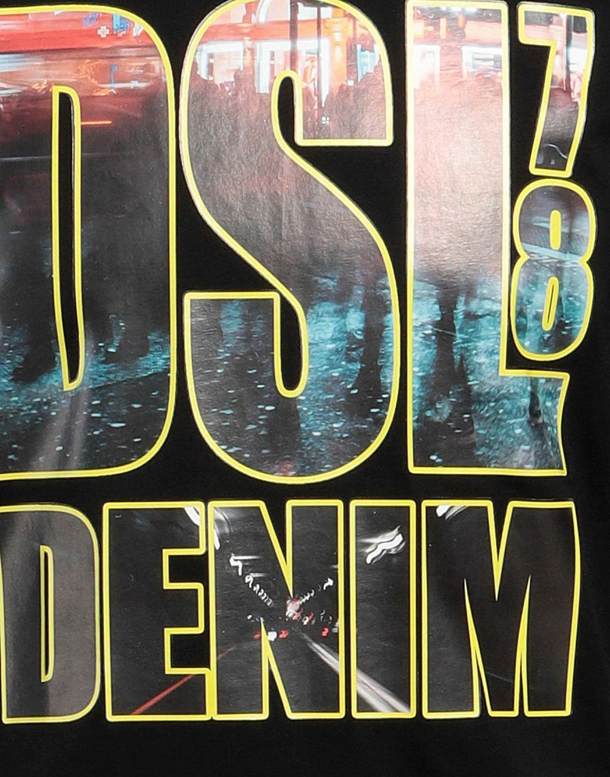 Diesel Mens T-shirt in Black