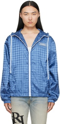 AMIRI Blue MA Quad Windbreaker Jacket