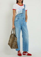Mother The Half-pipe Denim Overalls Blue