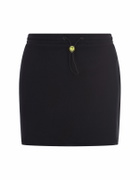 Barrow Black Mini Skirt With Drawstring