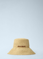 Miu Miu Logo Motif Bucket Hat