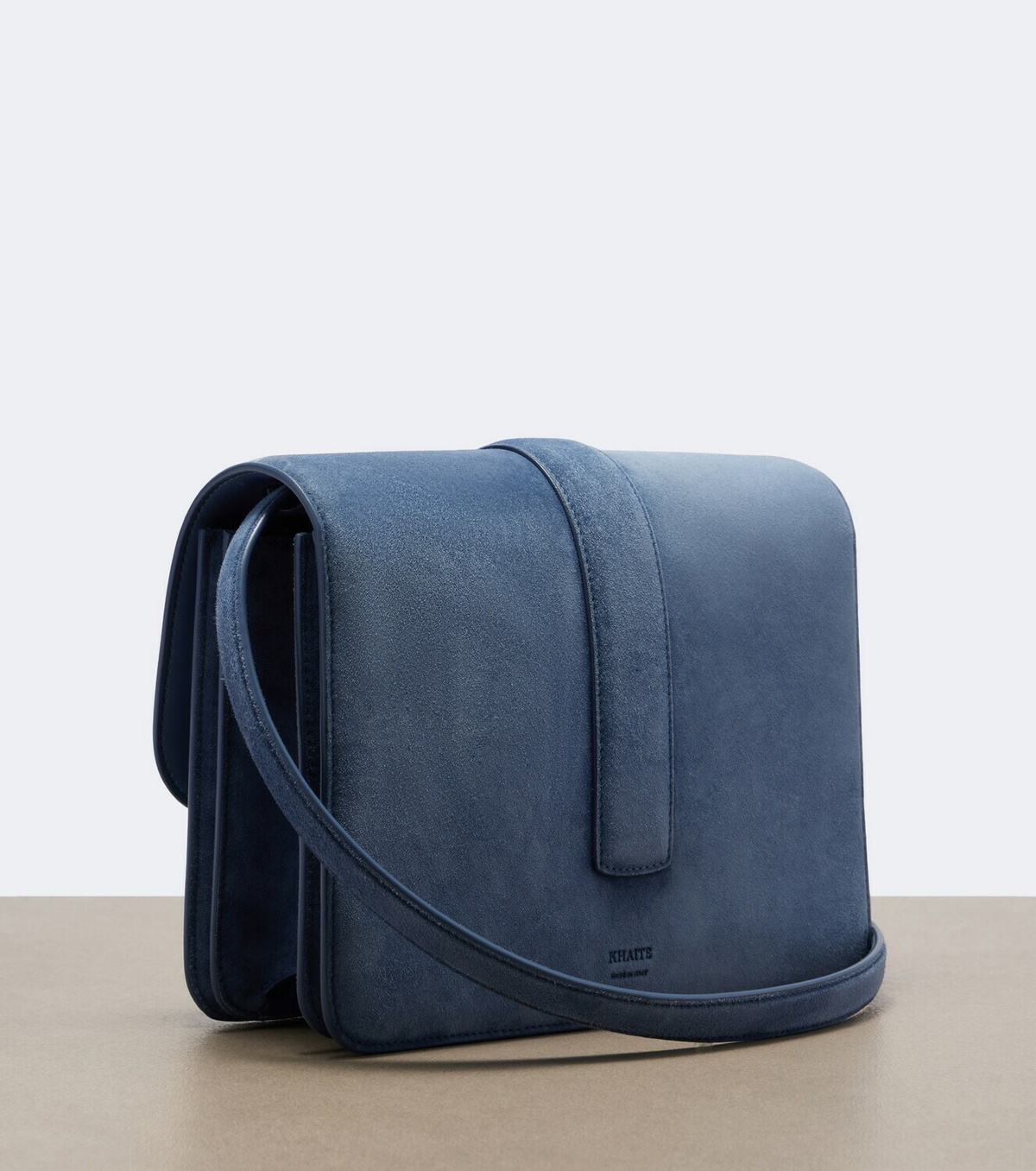 Khaite Blake suede crossbody bag