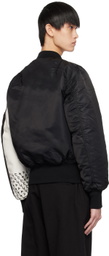 the Shepherd UNDERCOVER Black fragment design & Alpha Industries Edition Reversible Bomber Jacket