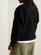 Nike - Club Logo-Embroidered Fleece Sweatshirt - Black