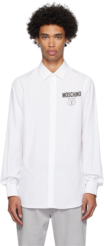 Photo: Moschino White Printed Shirt