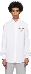 Moschino White Printed Shirt