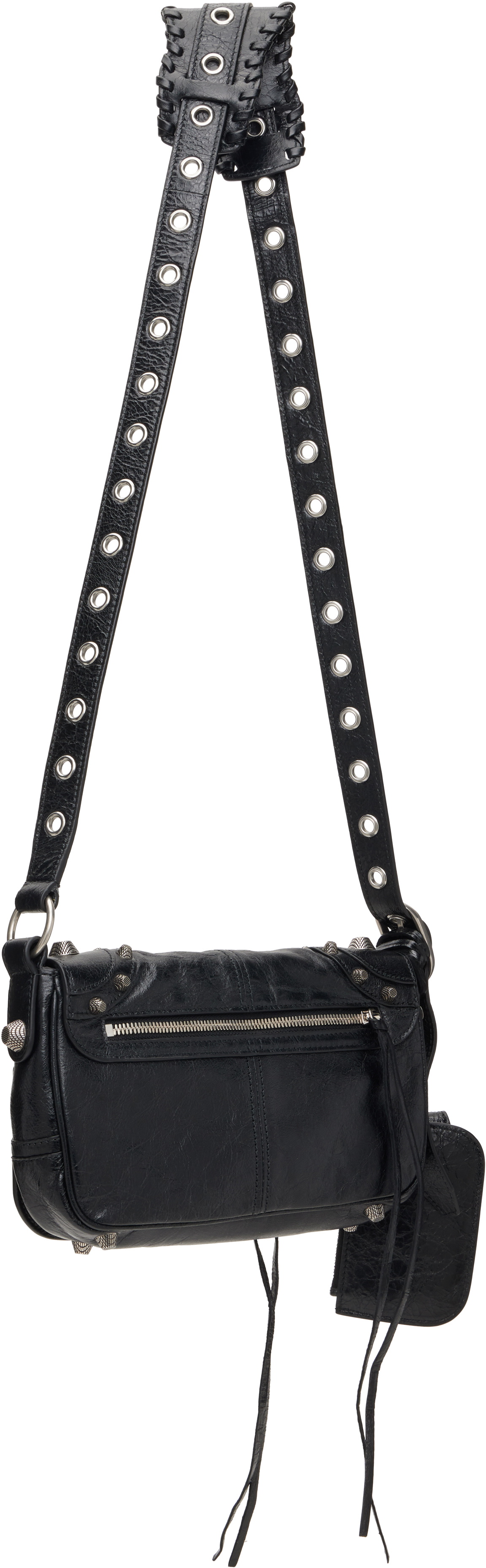 Balenciaga Black 'Le Cagole' XS Flap Bag Balenciaga