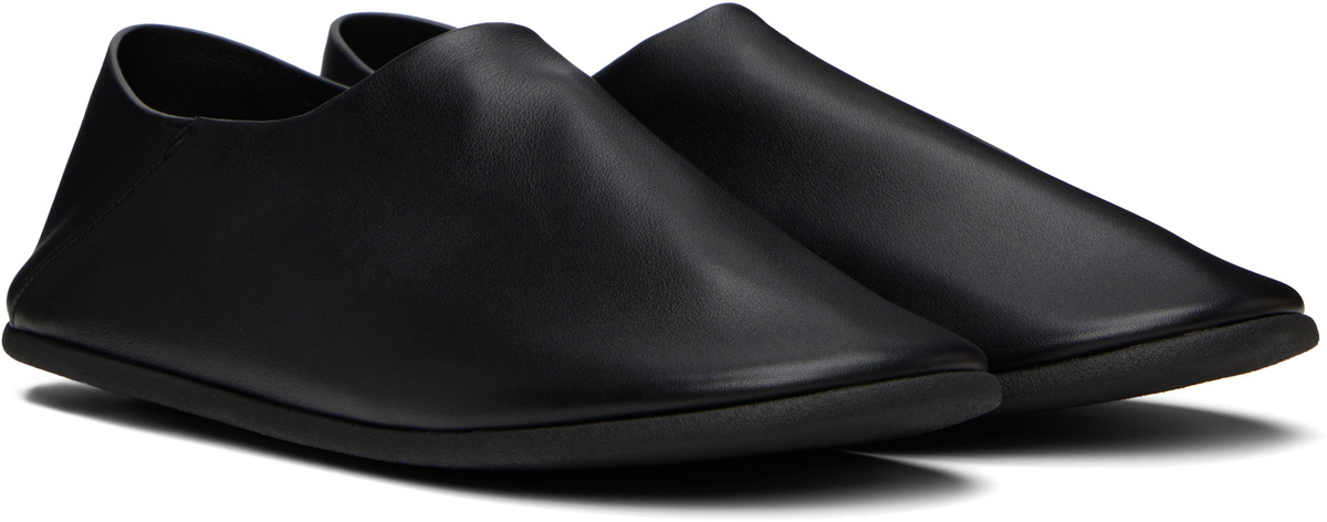 CHRISTEN SSENSE Exclusive Black Big Bootie Mule Loafers