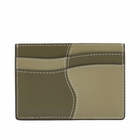 Dime Men's Wave Leather Cardholder in Sage 