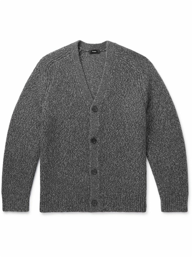 Photo: Theory - Alvin Knitted Cardigan - Gray