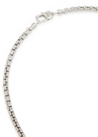 Tateossian Beaded Rhodium-plated Necklace - Silver - One Size