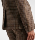 Gabriela Hearst Leiva houndstooth wool and silk blazer