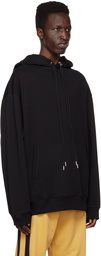 Dries Van Noten Black Double Cord Hoodie