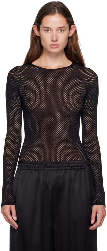 Photo: WARDROBE.NYC Black Rosie Huntington-Whiteley Edition Web Bodysuit