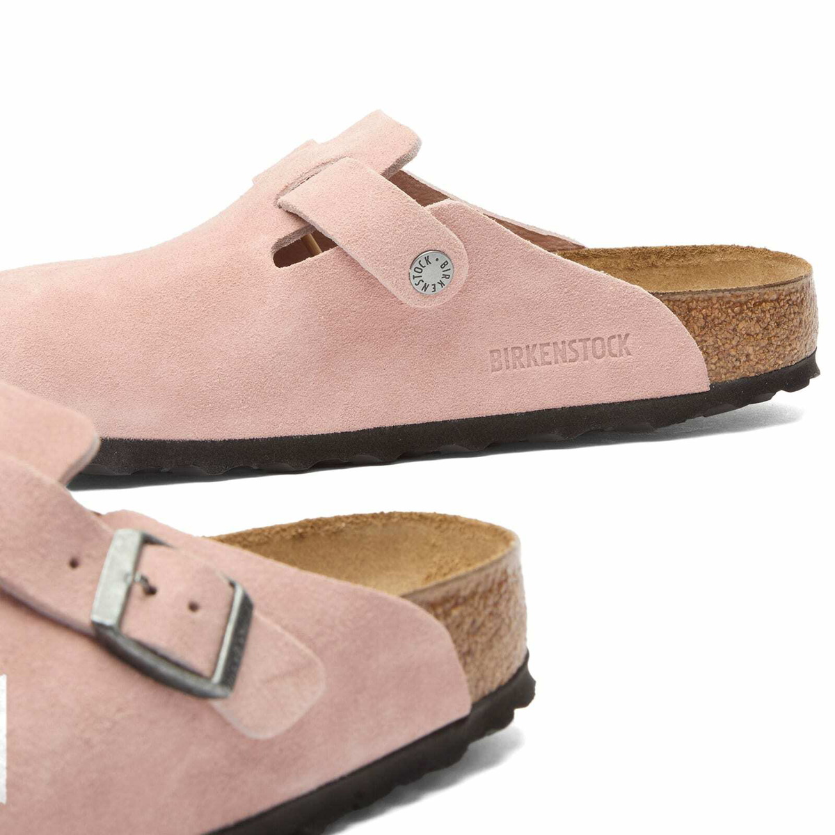 Birkenstock Women's Boston LEVE Clog - Pink Clay Suede