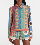 Loewe Paula's Ibiza printed denim jacket