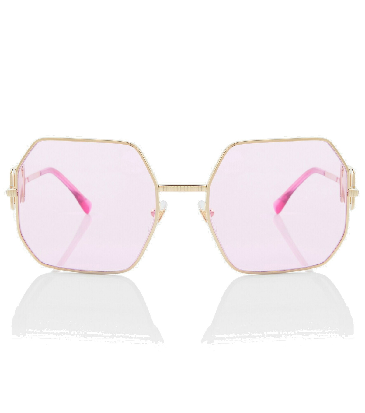 Oversized Medusa Sunglasses Black - Versace