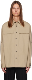 Bottega Veneta Beige Relaxed-Fit Shirt