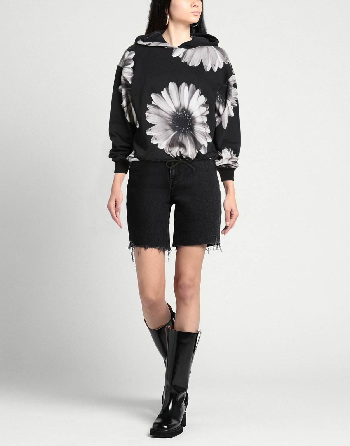 Shoe Womens Sweatshirt in Black