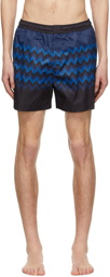 Missoni Black Polyester Swim Shorts