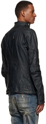 Boris Bidjan Saberi SSENSE Exclusive Grey Horse Leather Jacket