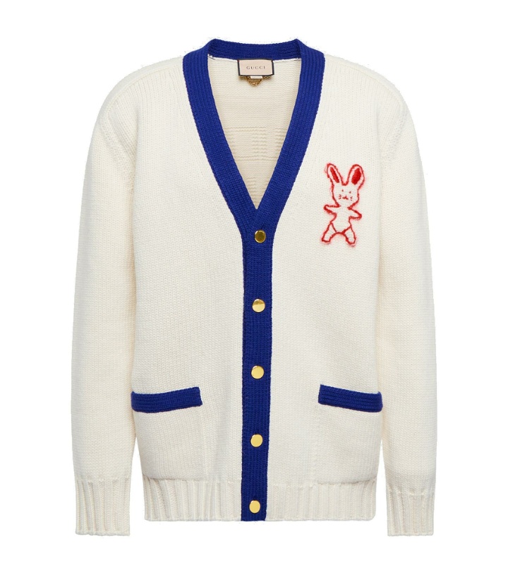 Photo: Gucci - Embroidered wool cardigan