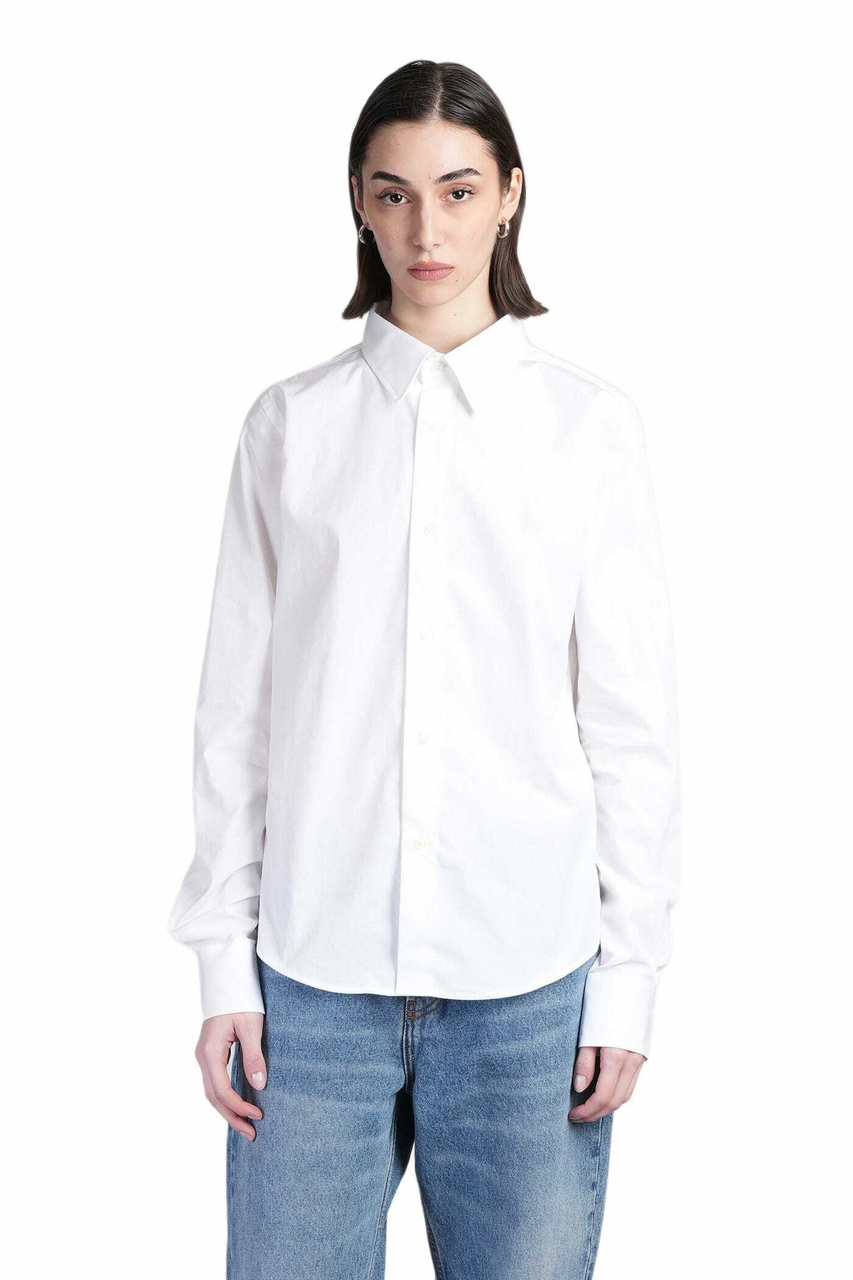 Ami Alexandre Mattiussi Shirt In White Cotton