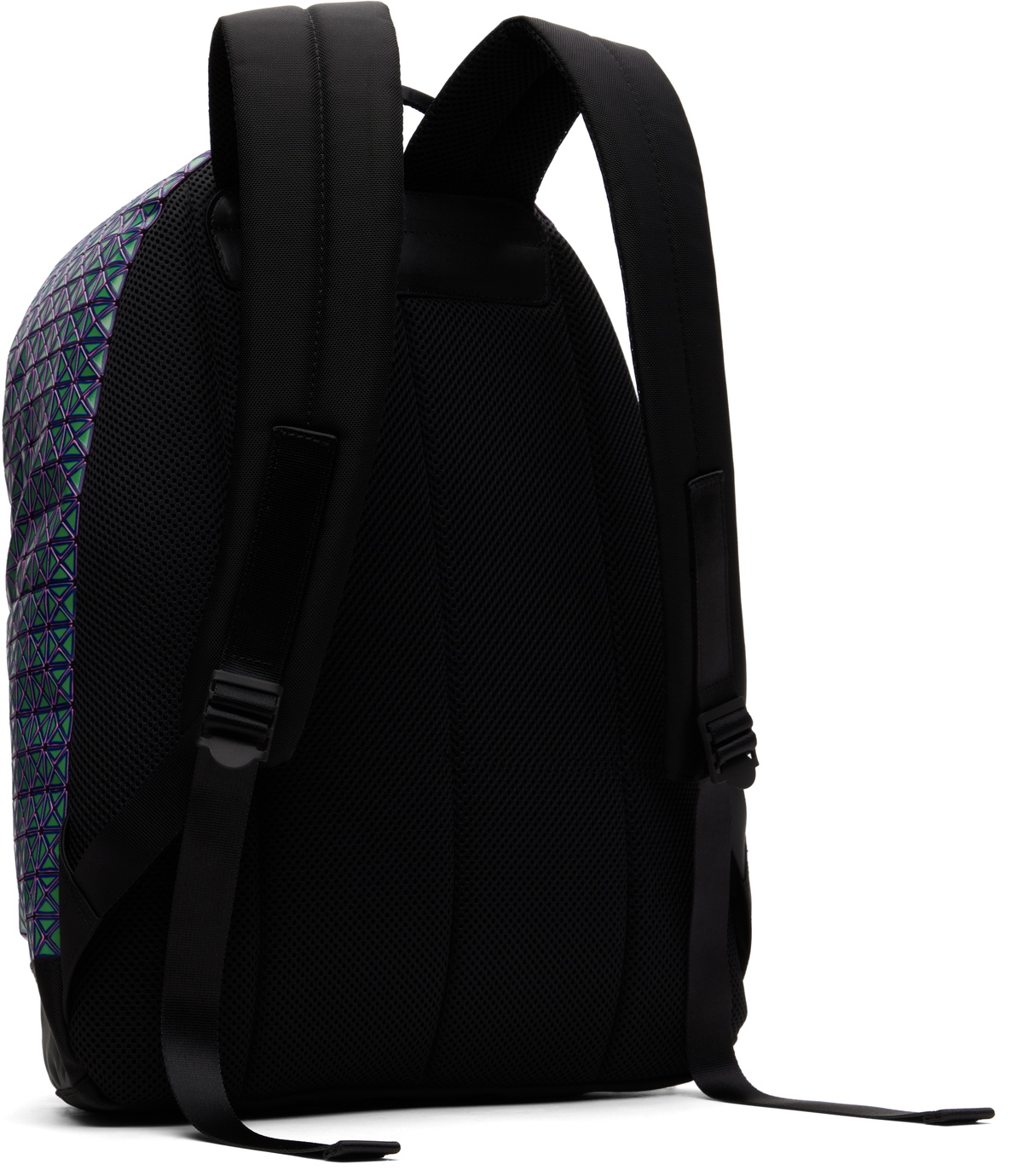 BAO BAO ISSEY MIYAKE Green & Purple Daypack Rough Backpack Bao Bao