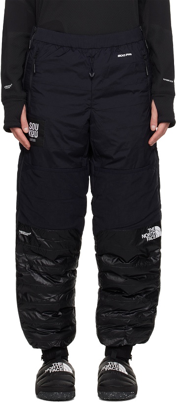 Photo: UNDERCOVER Navy & Black The North Face Edition 50/50 Down Lounge Pants